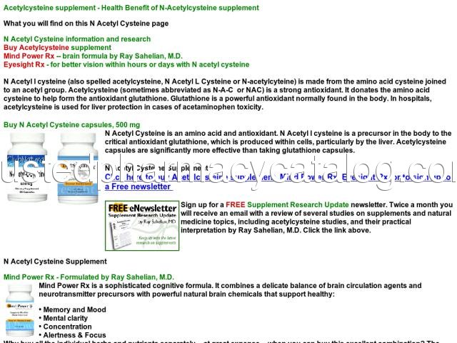 acetylcysteine.info